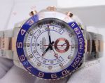 2-Tone Rose Gold Rolex Yacht-Master II Watch Blue Ceramic w/ Countdown Function